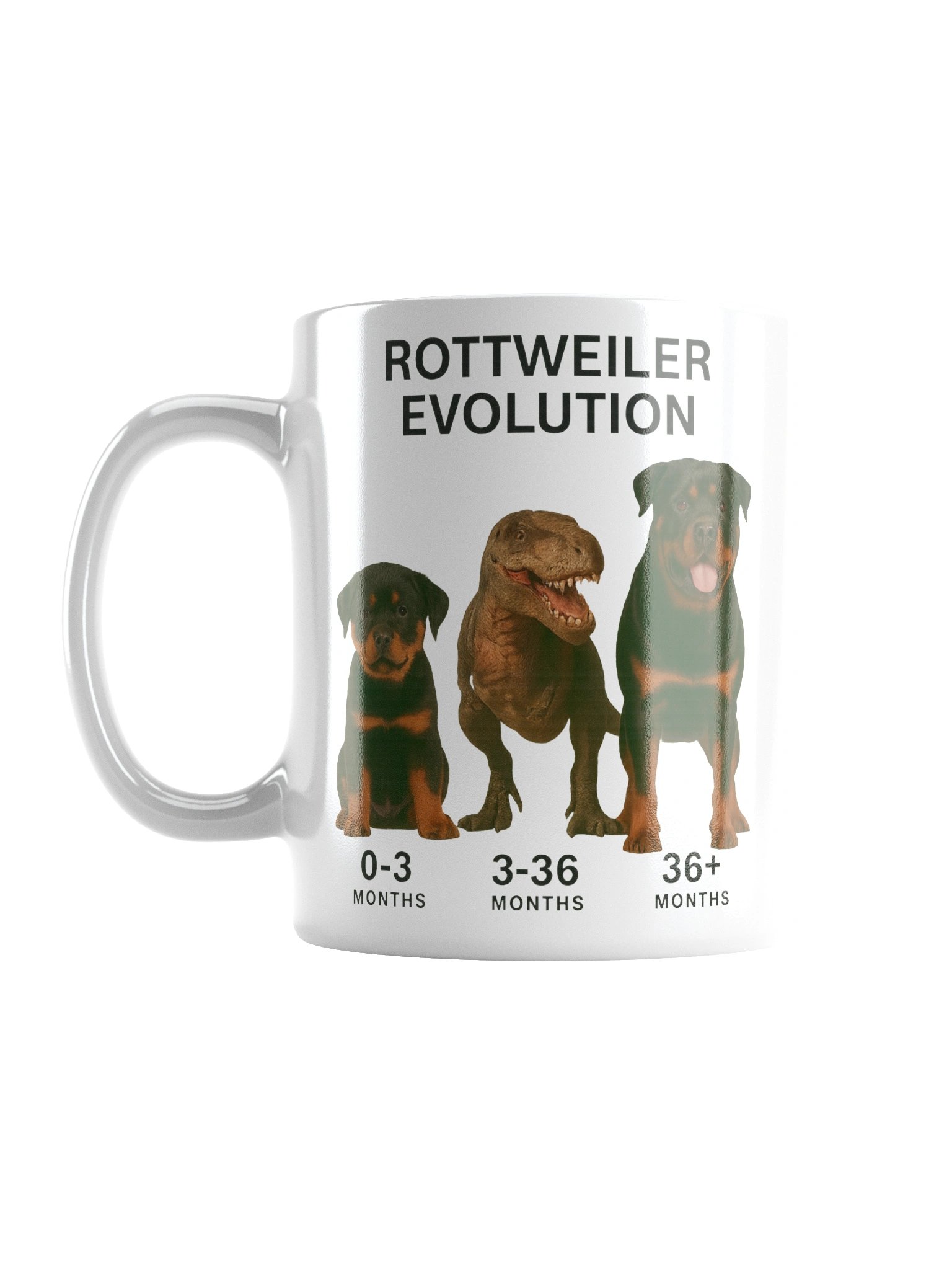 Rottweiler Evolution Mug product image (2)