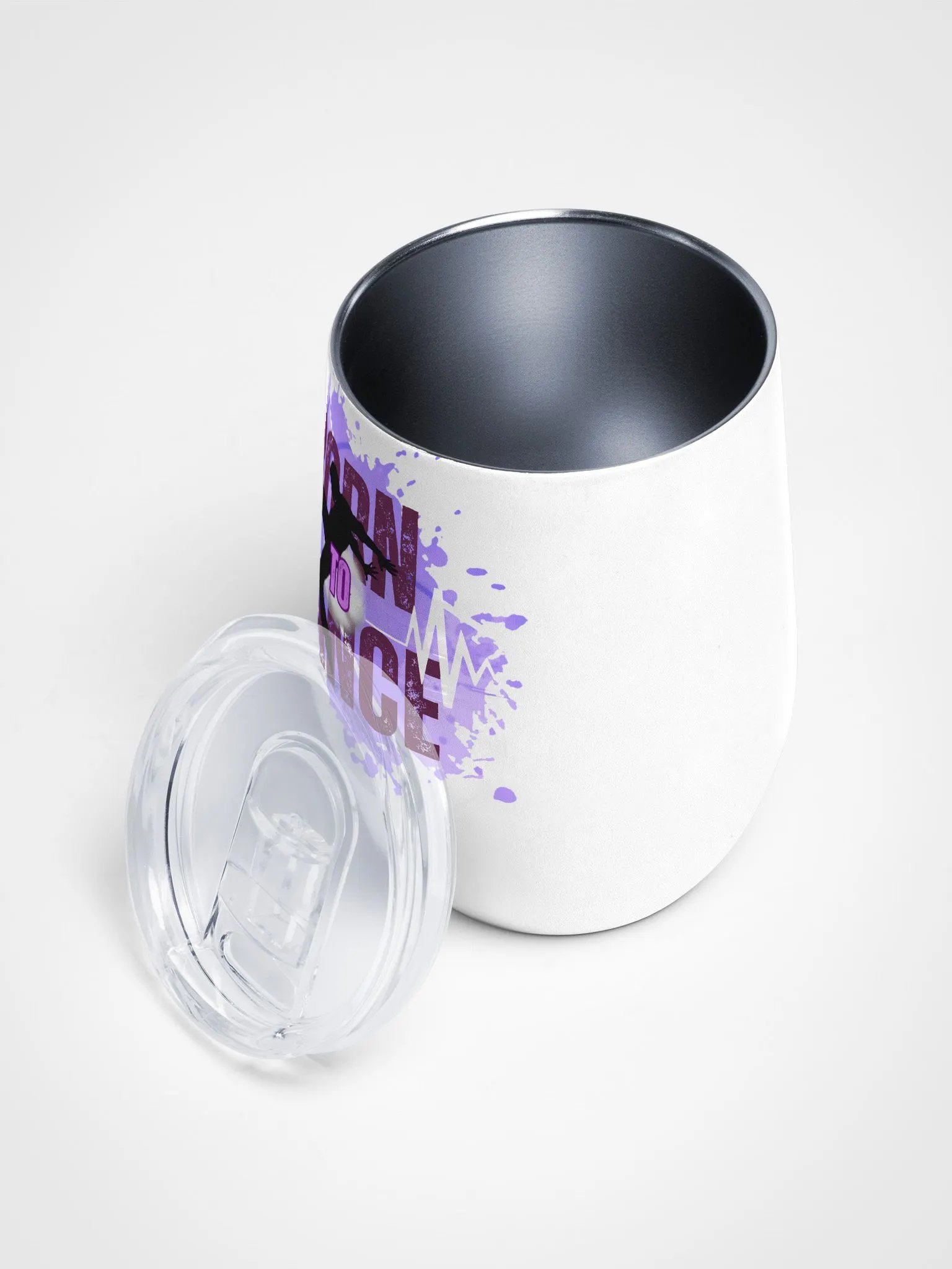Born to Dance All Day His Silhouette Wine Tumbler product image (3)