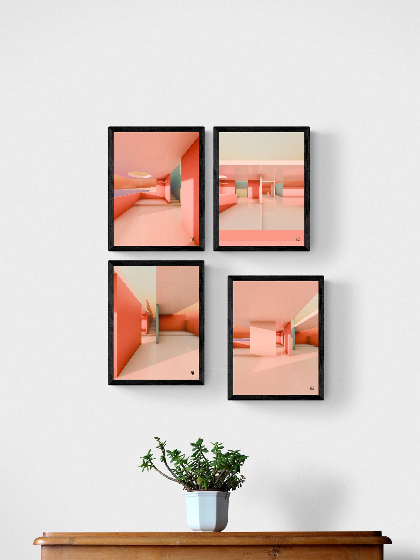 Architectural Landscape - Summer Pastel 01 12"x16" product image (6)