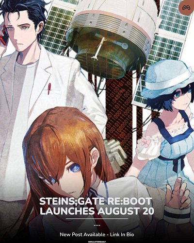 When does STEINS;GATE RE:BOOT come out and what’s new?

🎮 Xbox Series X|S and Steam launch August 20, 2026.

🗓️ PS5, Nintendo...