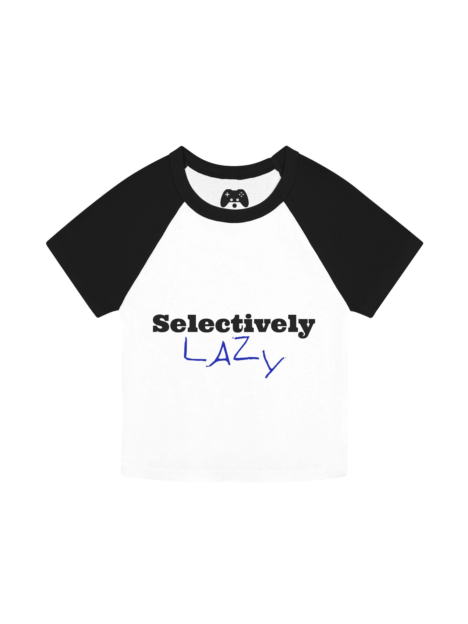 Selectively Lazy Baby Tee product image (1)