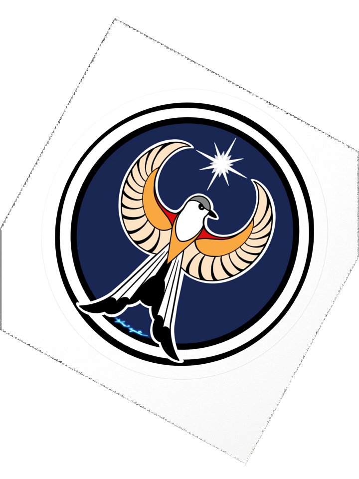 Scissor-tailed Flycatcher- Resistance. OK. (sticker) product image (2)