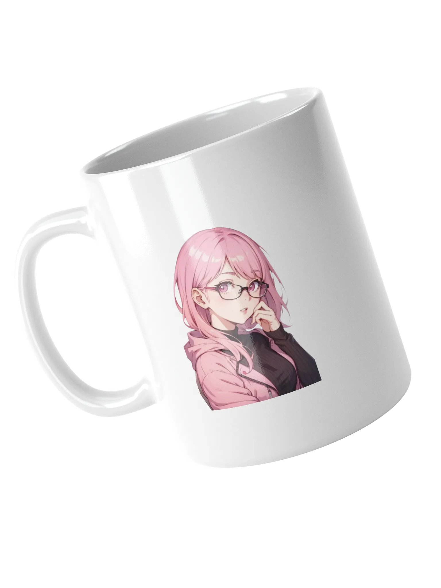 (PINK WAIFU) K White Mug product image (3)