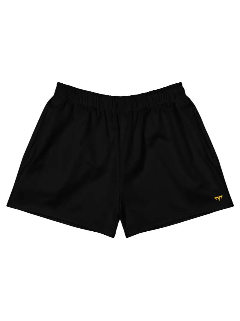 Unisex Activewear - Pekpek Short Shorts Black - Printed Gold Logo product image (1)
