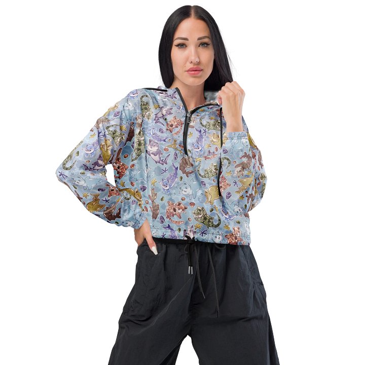 CATSHARK - women's cropped windbreaker product image (1)