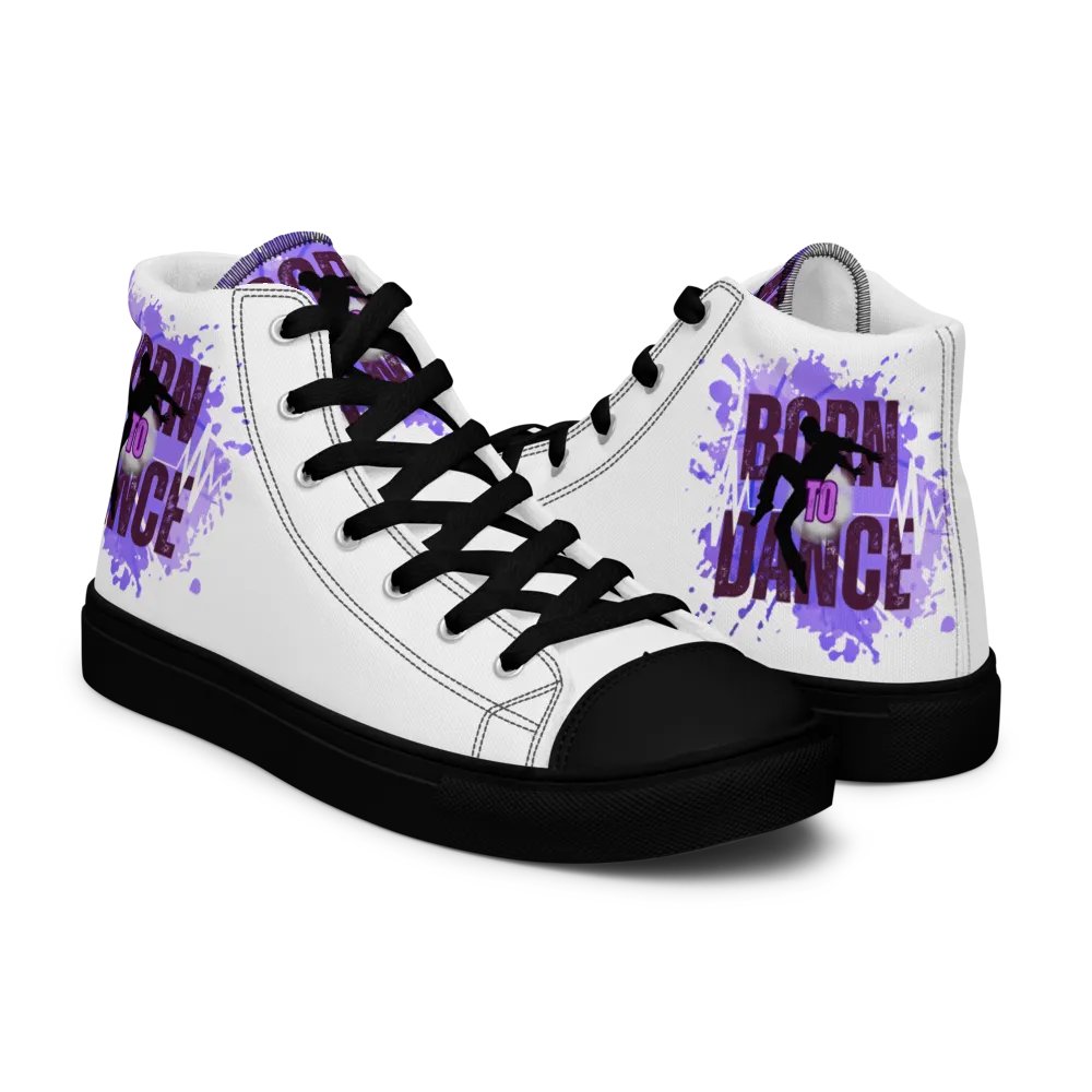 Energetic Born to Dance His Silhouette Men's High Tops product image (10)
