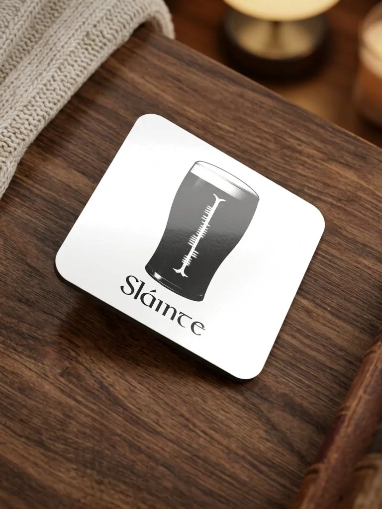 Sláinte – Celtic Ogham Coaster product image (2)