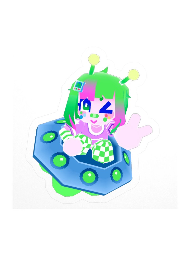 Pongon UFO Sticker product image (2)