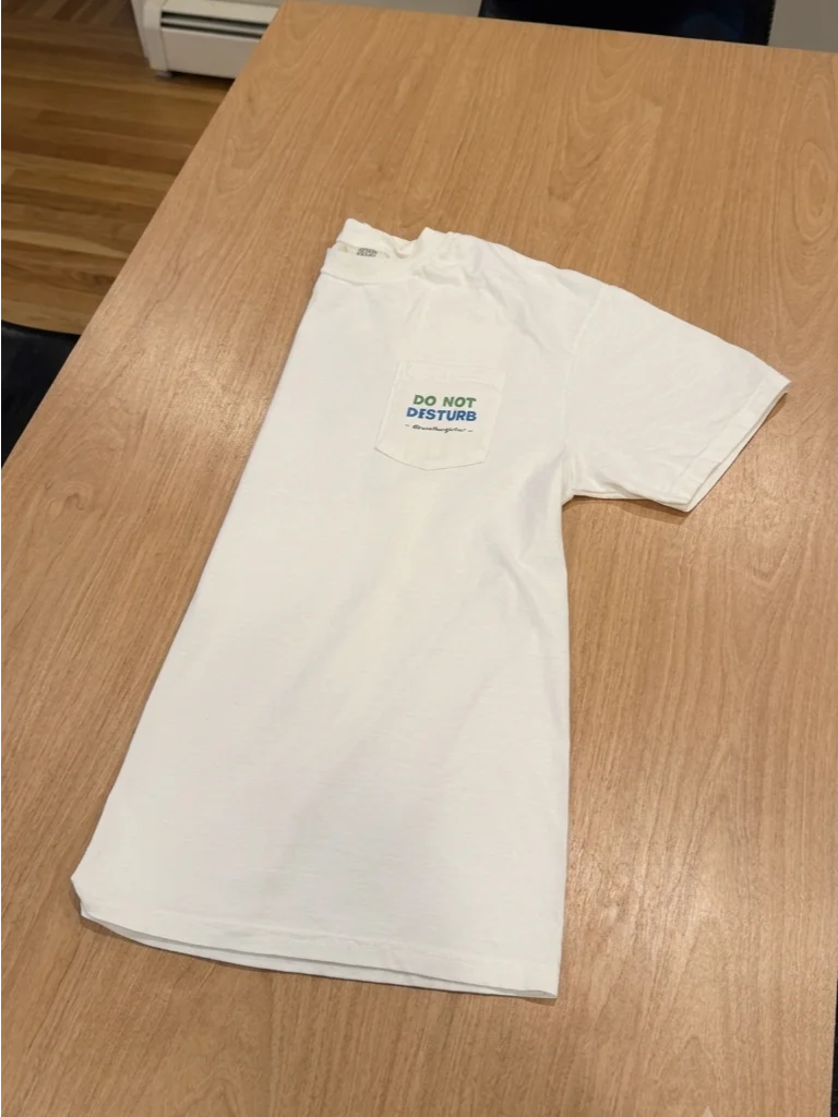 "Do Not Disturb" Pocket Tee product image (5)