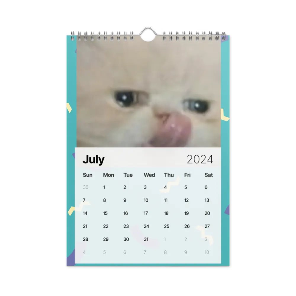 Wall Calendar (2024): Meme Cats product image (10)