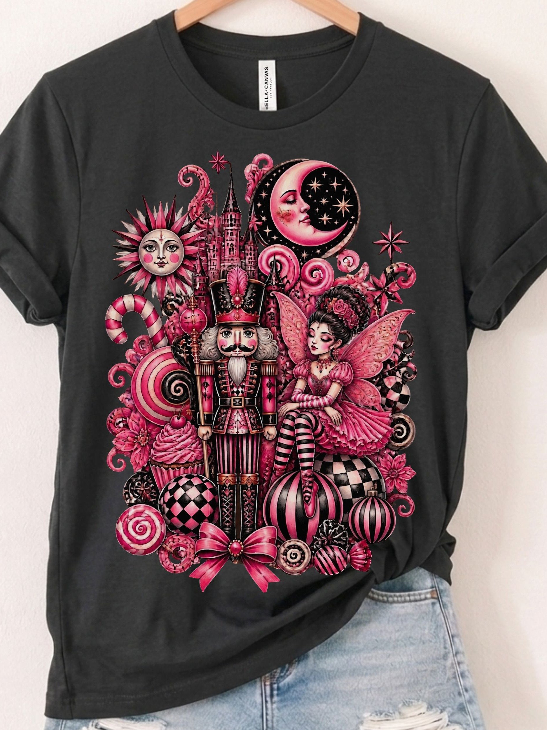 Whimsigoth Sugar Plum Fairy Shirt, Nutcracker Punk Fairycore Graphic product image (1)