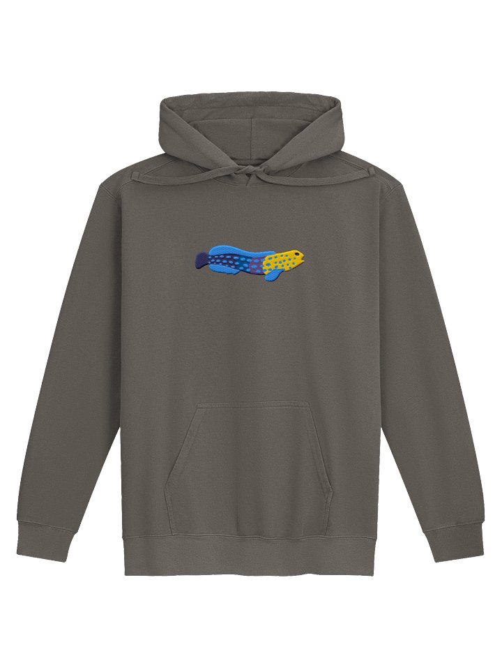 Blue Spotted Jawfish Embroidered Hoodie | Saltwater Reef Aquarium & Ocean Lover Apparel product image (6)