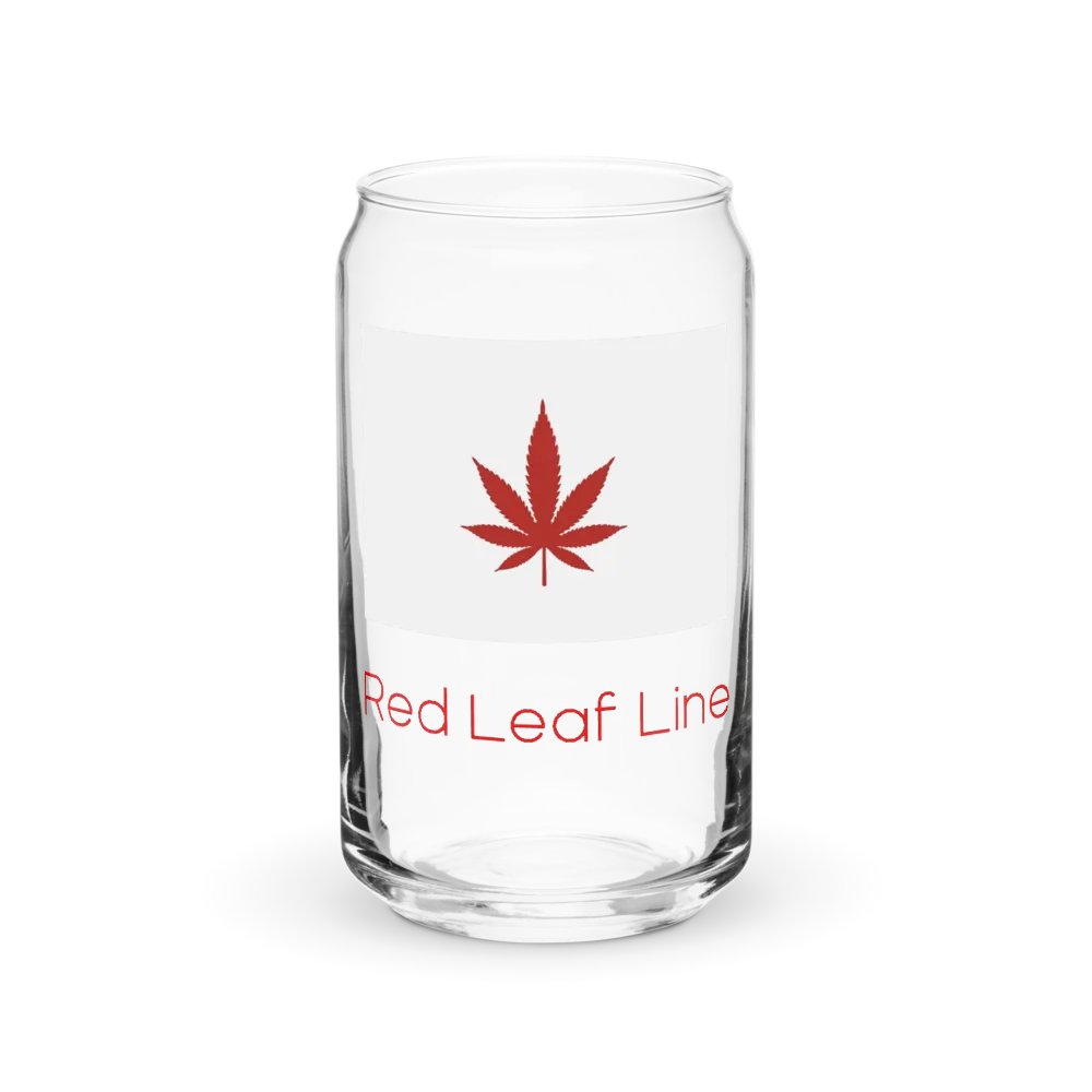 Red Leaf Line Can-Shaped Glasses product image (2)