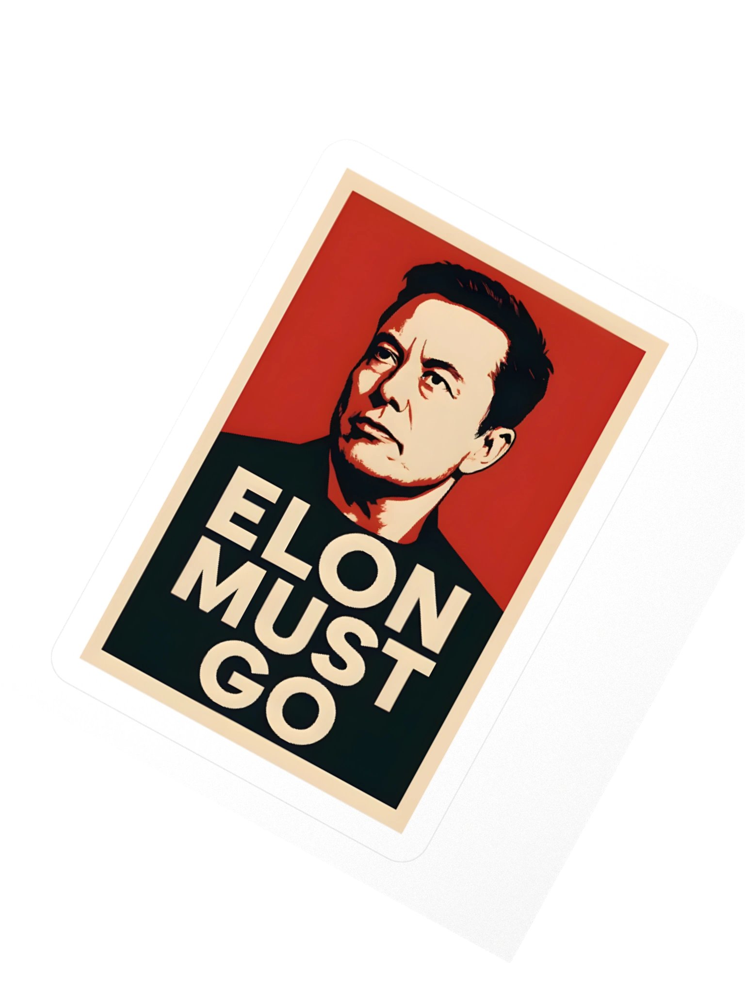 Elon must go Statement Sticker product image (2)