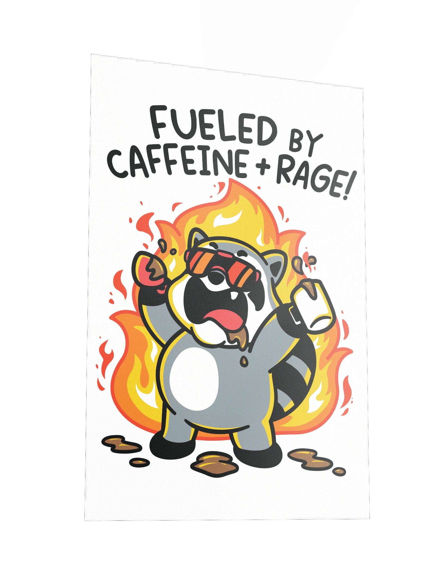 Caffeine & Rage Poster product image (2)