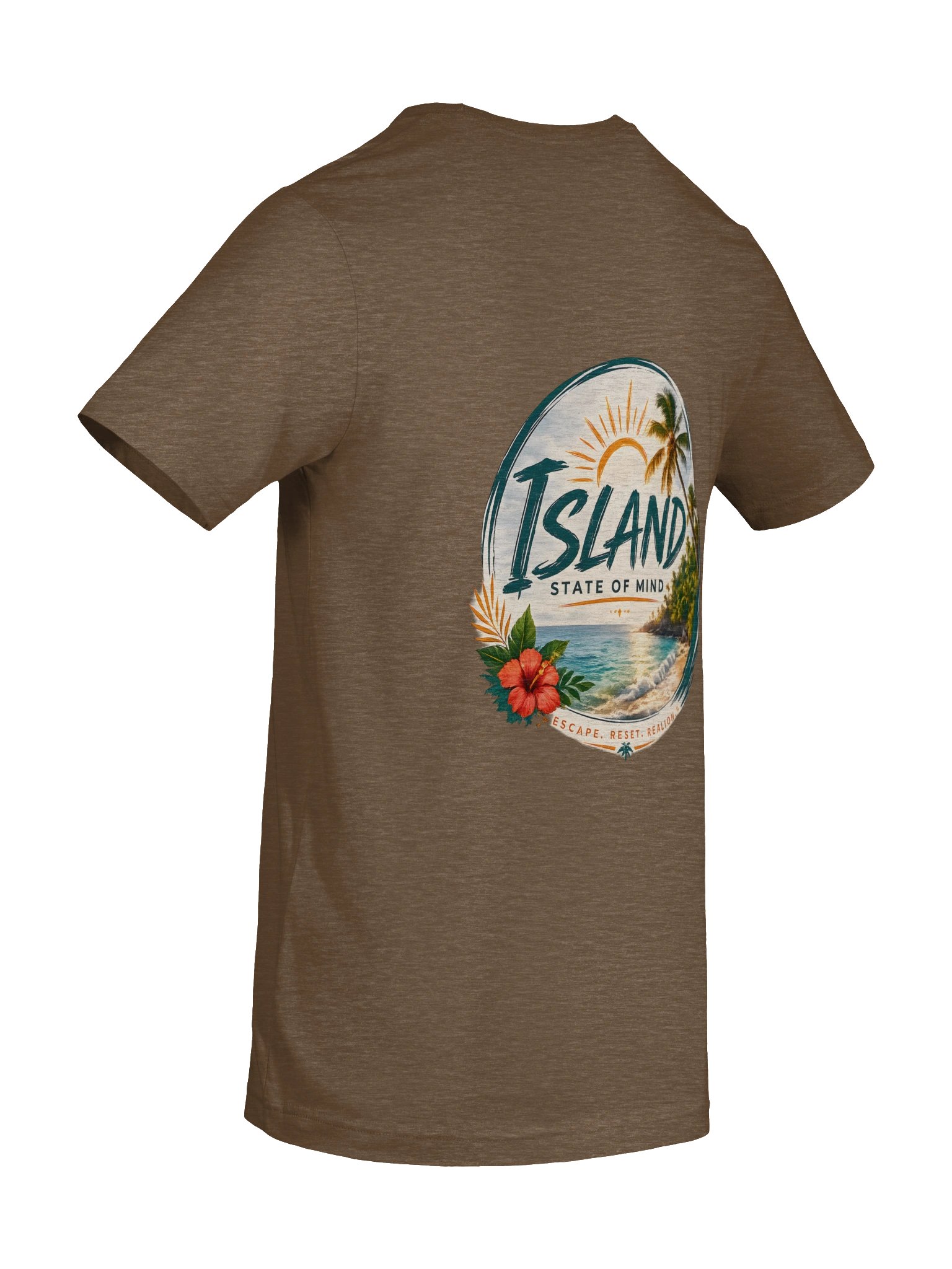 Chocolate Brown Island Tee product image (2)