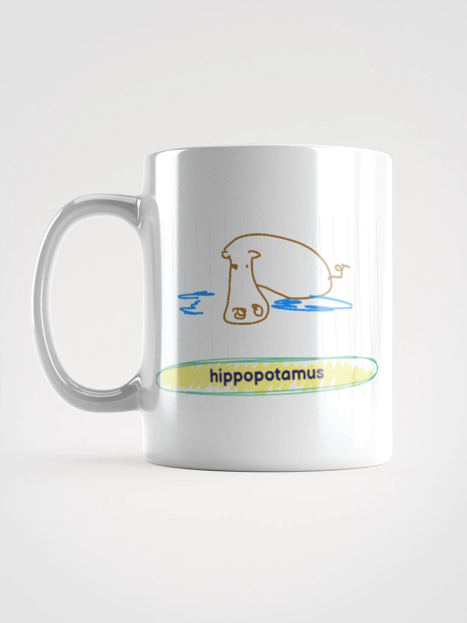 Hippopotamus mug product image (5)