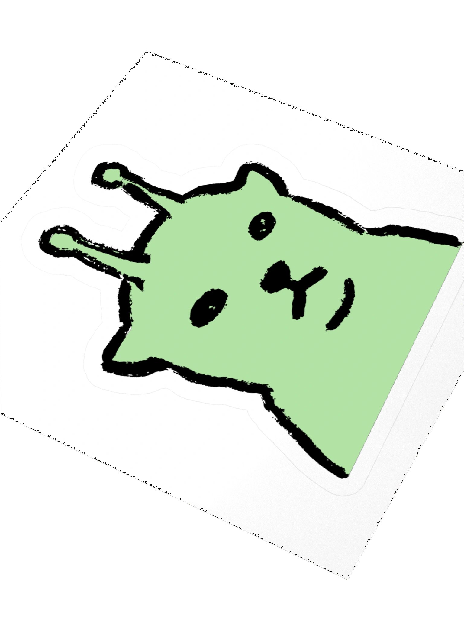 Alien cat sticker product image (7)