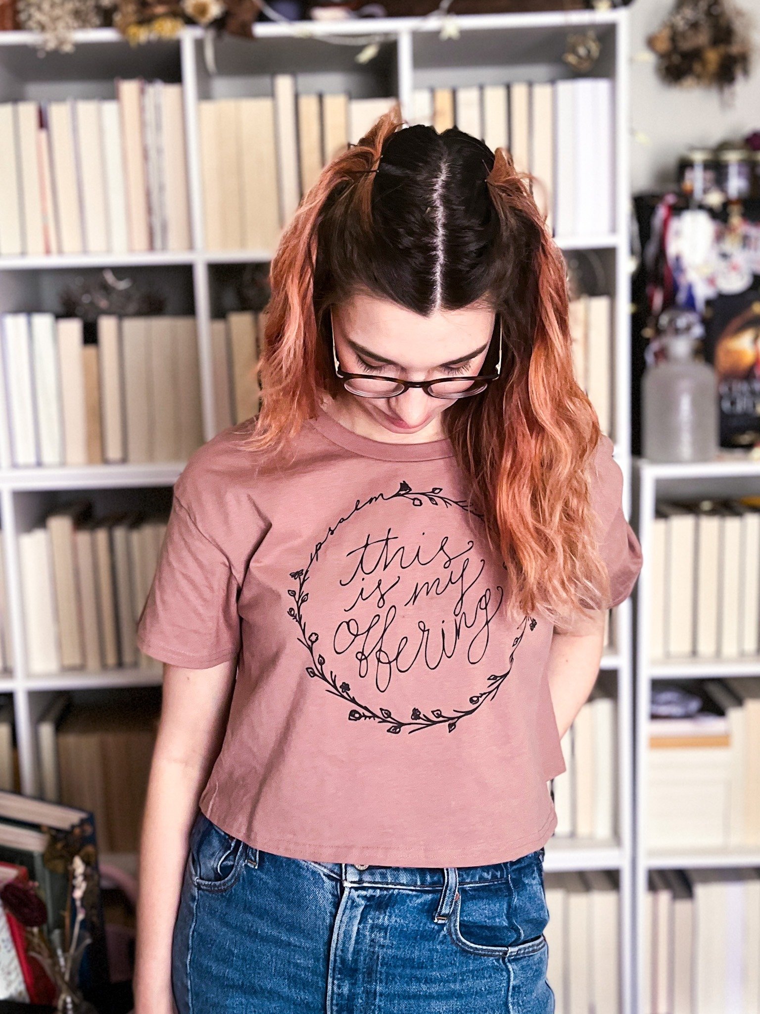 "this is my offering" Crop Top product image (1)