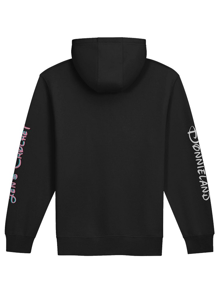 Donnieland & Jen's Crochet Hoodie (WITH LOGO SLEEVES) product image (2)