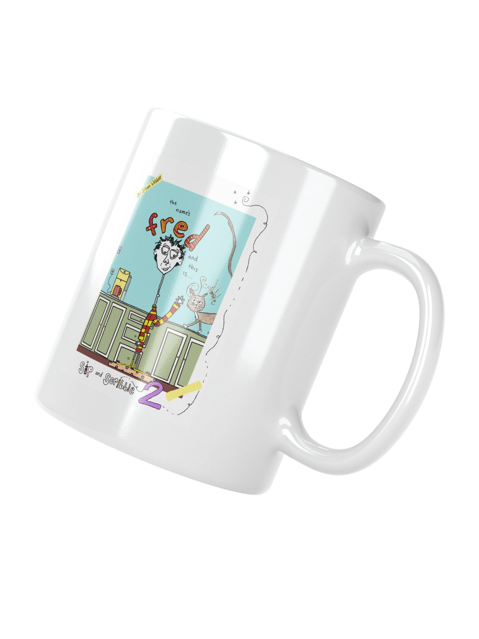 SCRIBBLE'S 100 OZ COFFEE MUG! product image (3)
