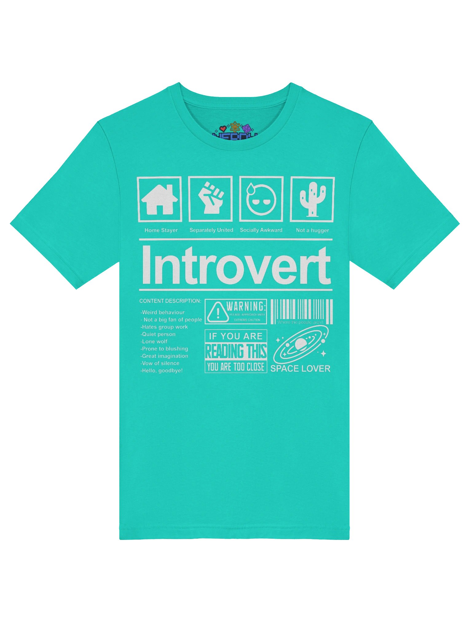 Introvert’s Warning Label Tee product image (41)