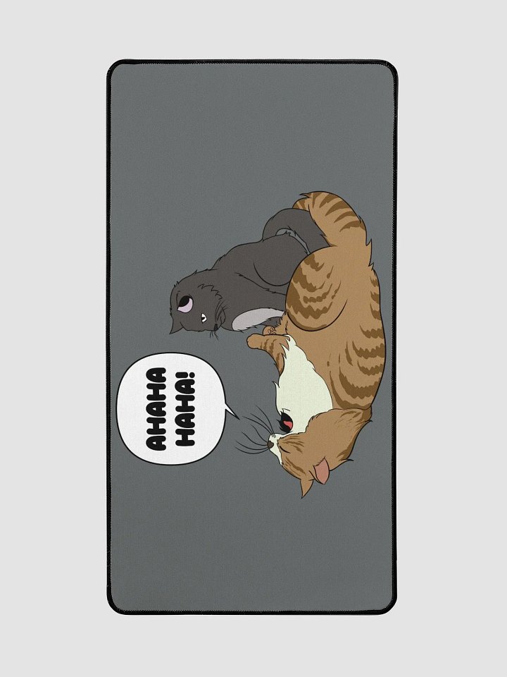 HAHA Cat - Gaming Mousepad (15.5x31.5) product image (2)