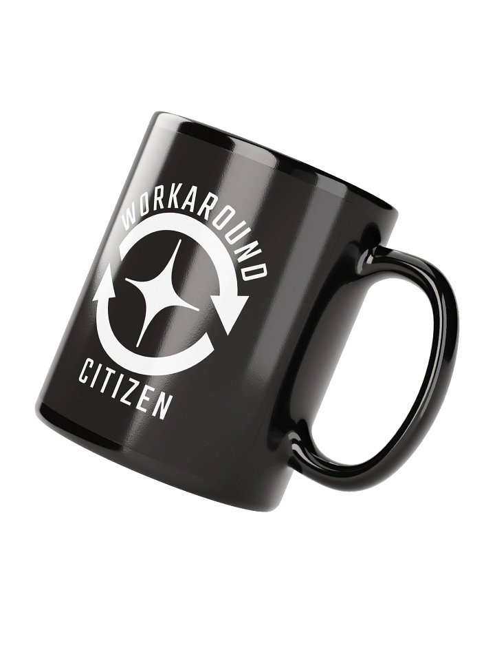 Workaround Citizen Black Glossy Coffee Mug product image (3)