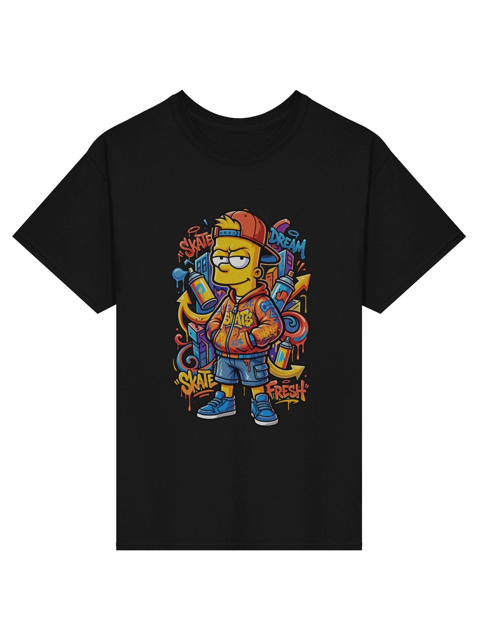 Bart graffiti t-shirt product image (3)