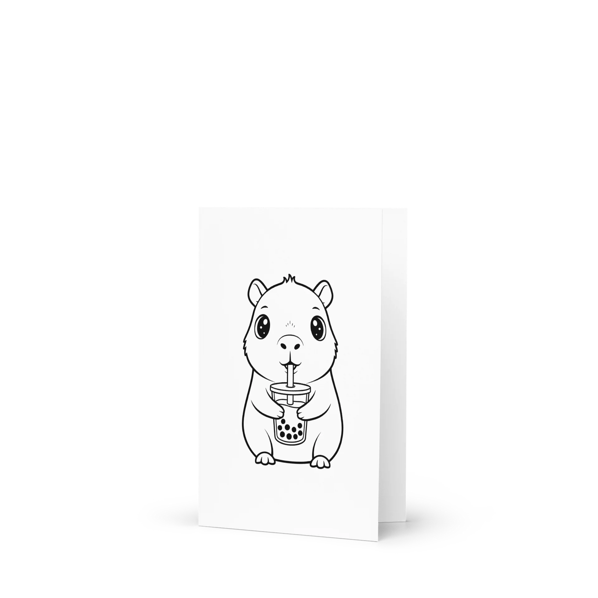 Capybara Greeting Card Blank Inside Gift for Animal Lovers product image (4)