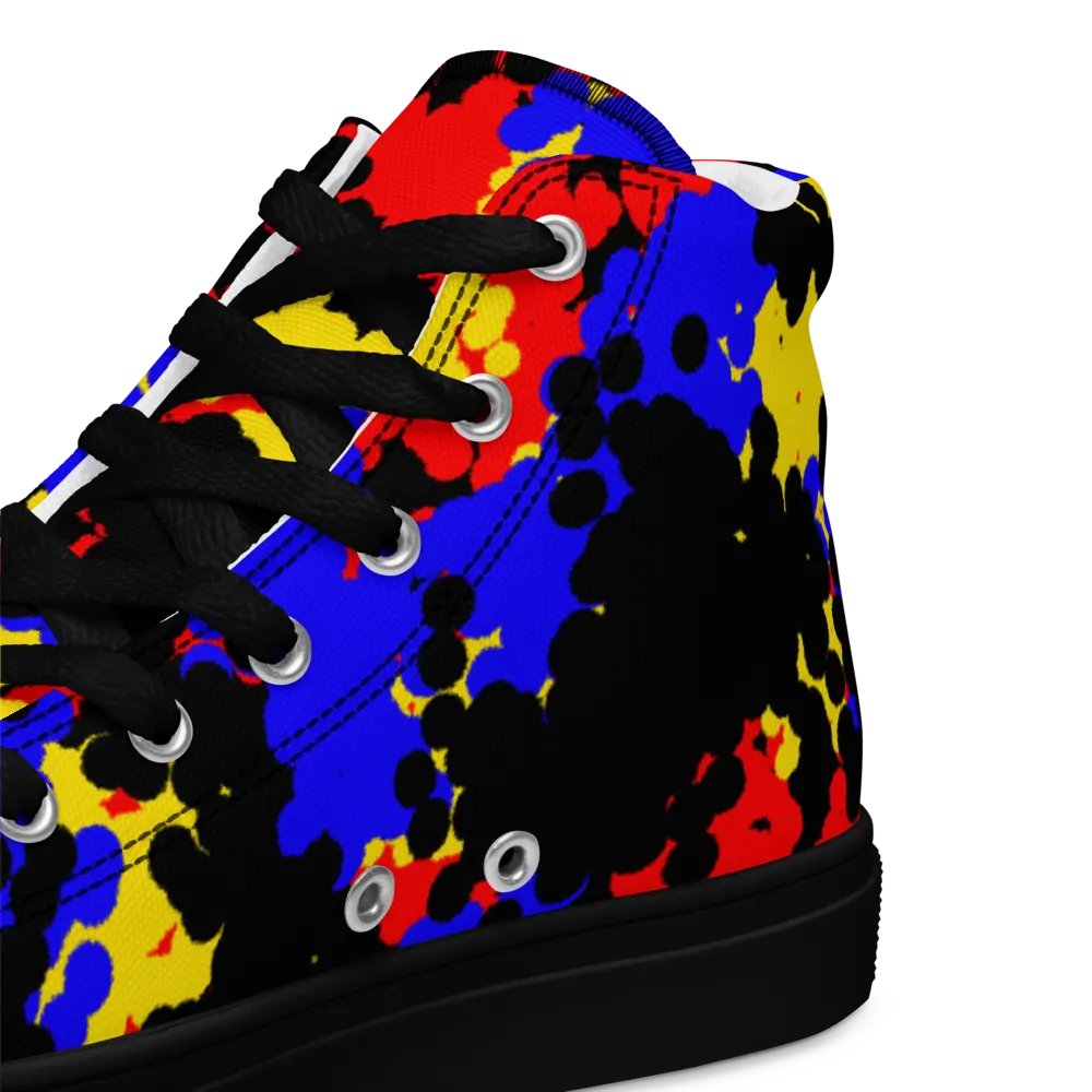 Primary splash High Top Canvas Shoes (womens) product image (3)