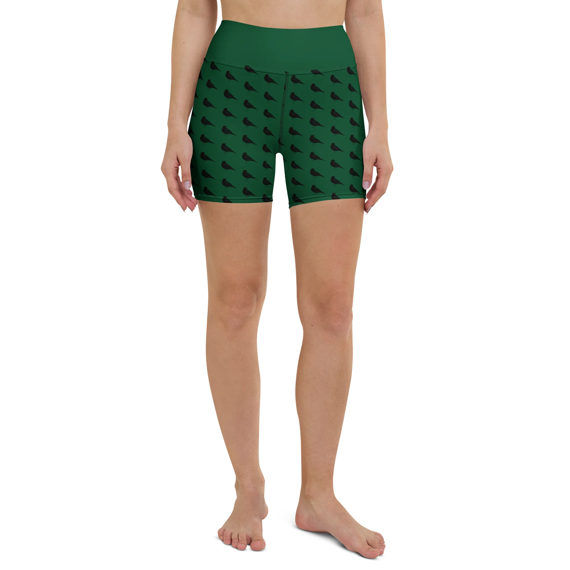 The Wandering Nightingale Yoga Shorts product image (2)