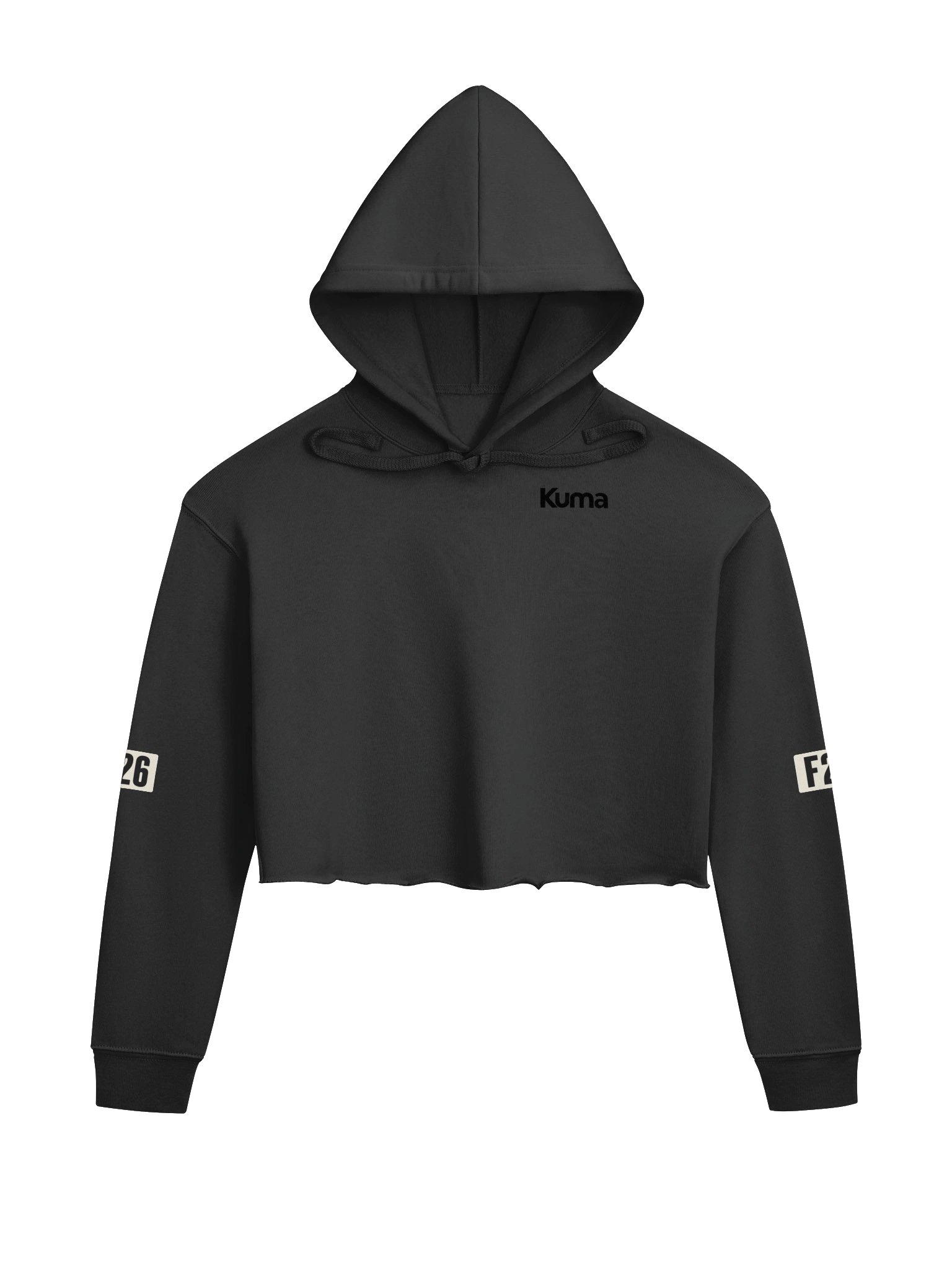 KUMA Women’s Fleece Crop Hoodie product image (2)
