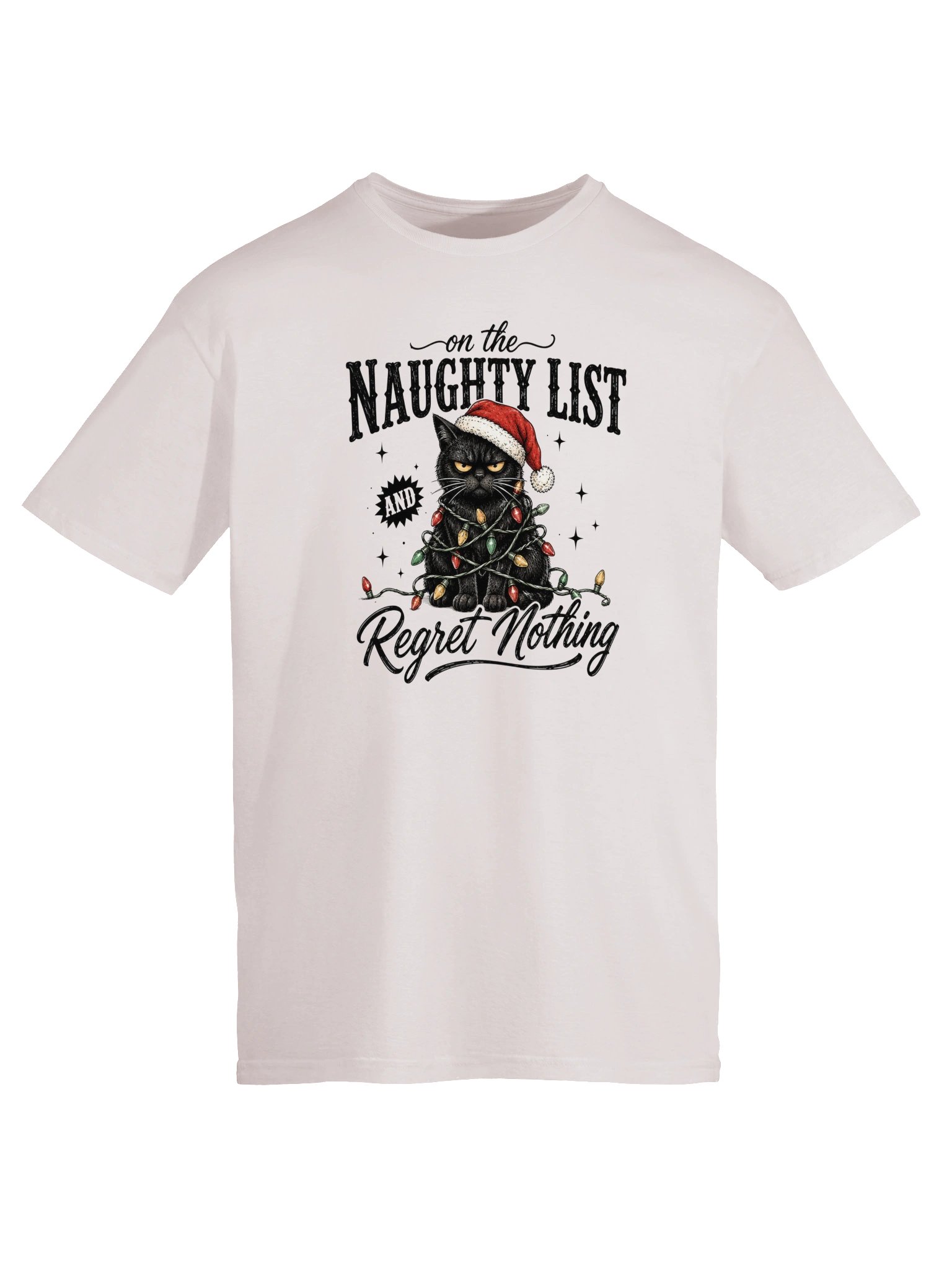 On the Naughty List & Regret Nothing T-Shirt product image (5)