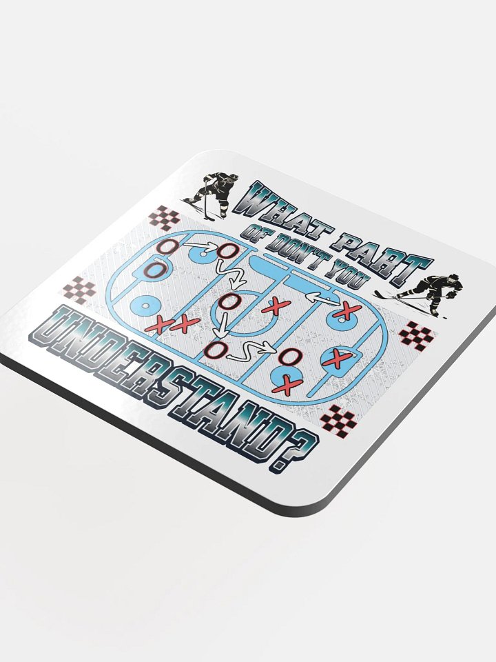 What Part Of Dont You Understand? Hockey Strategy Cork Coaster Set product image (1)