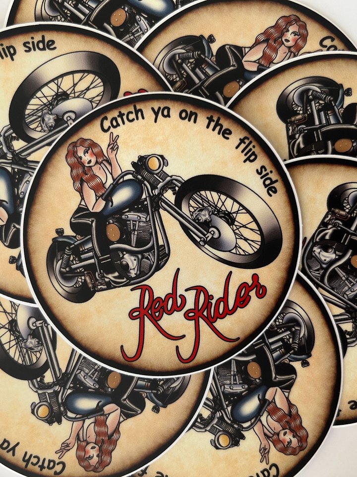 Red Rider Logo 3 Inch Vinyl Sticker product image (1)