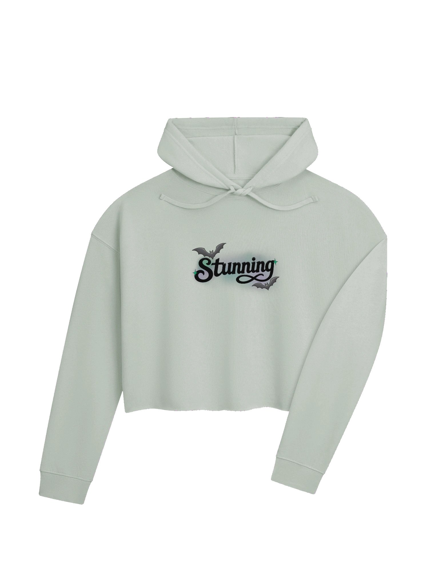 Stunning - Black Front Logo Cropped Hoodie product image (8)