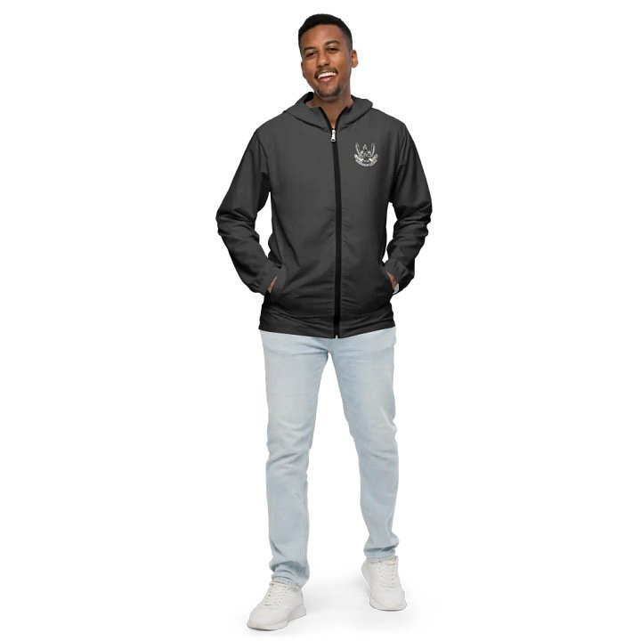 Gray Anchor Windbreaker product image (2)