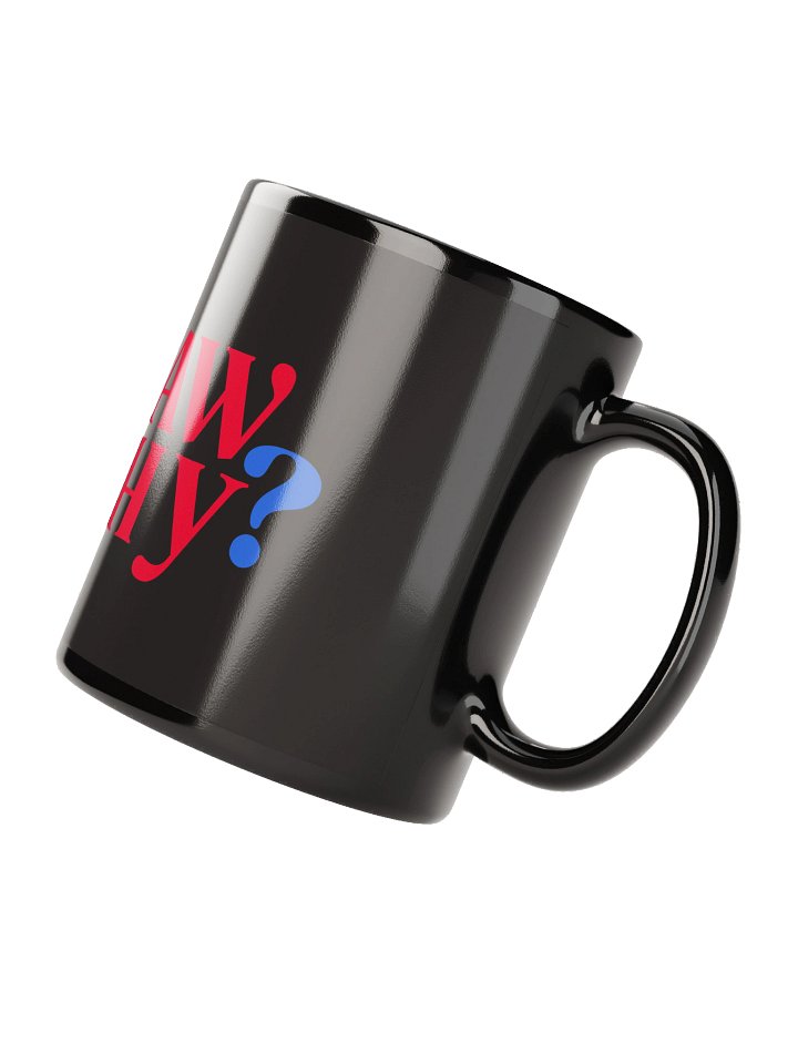 America, Who Hurt You? Black Glossy Mug product image (2)