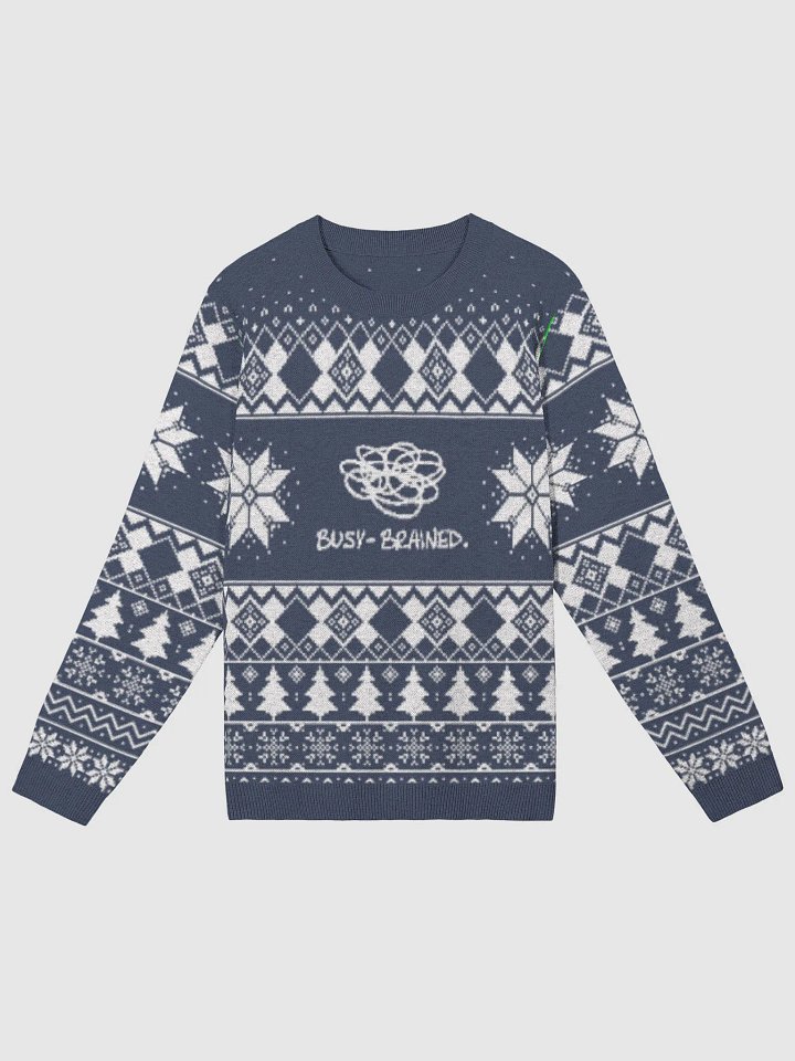 BUSY-BRAINED (holiday sweater 3) knitwear classic crewneck product image (3)