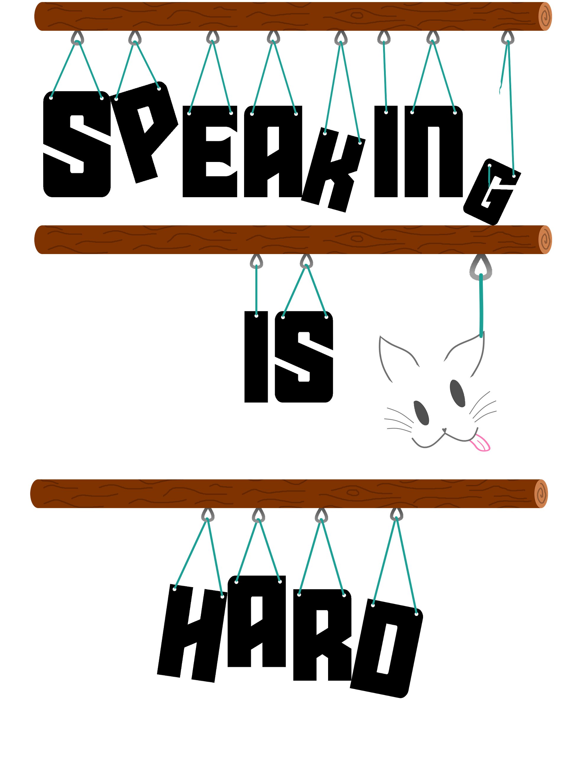 Speaking is Hard | Hoodie Version product image (6)