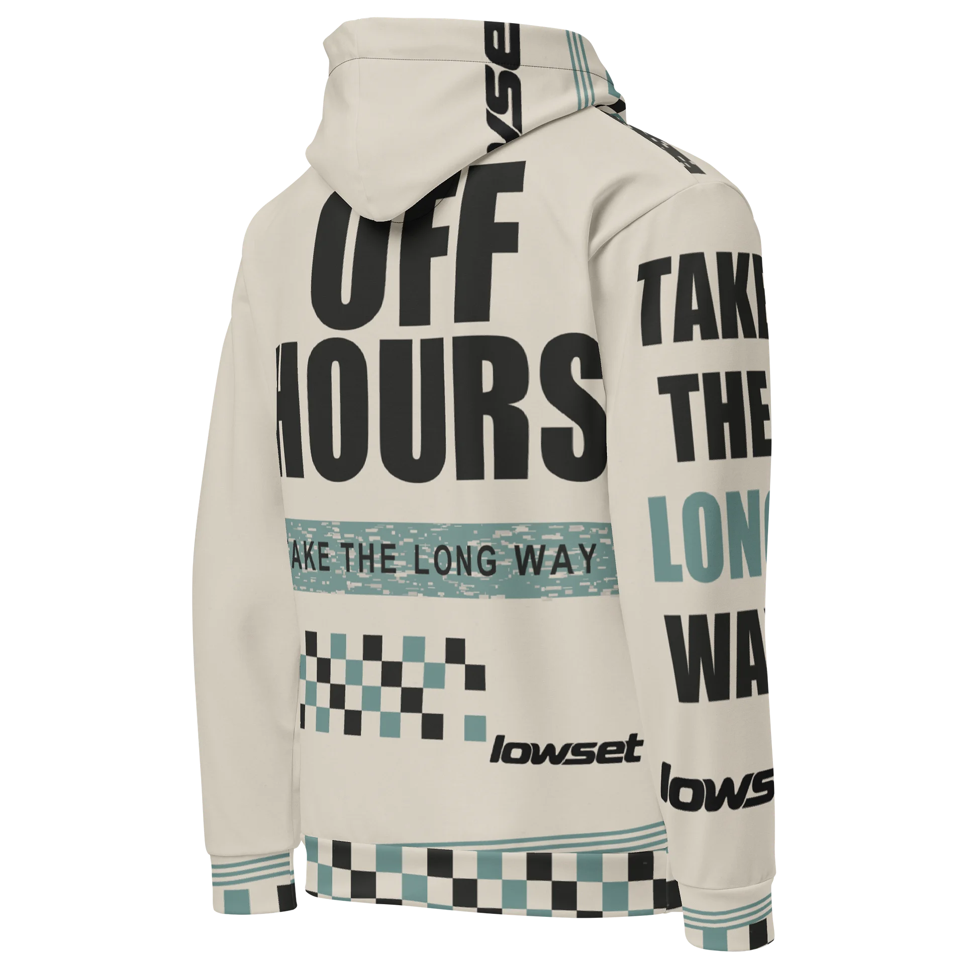 LOWSET / OFF HOURS — AOP Hoodie product image (4)