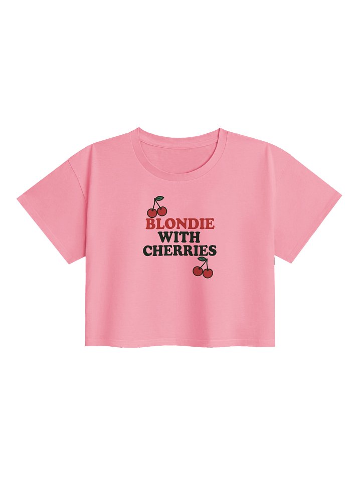 Blondie With Cherries Crop Top - @derekdeso & @sophiaadeso product image (1)