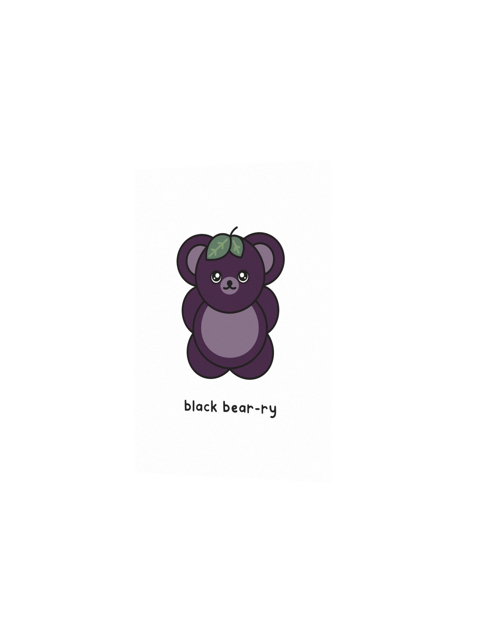 black bear-ry print product image (2)