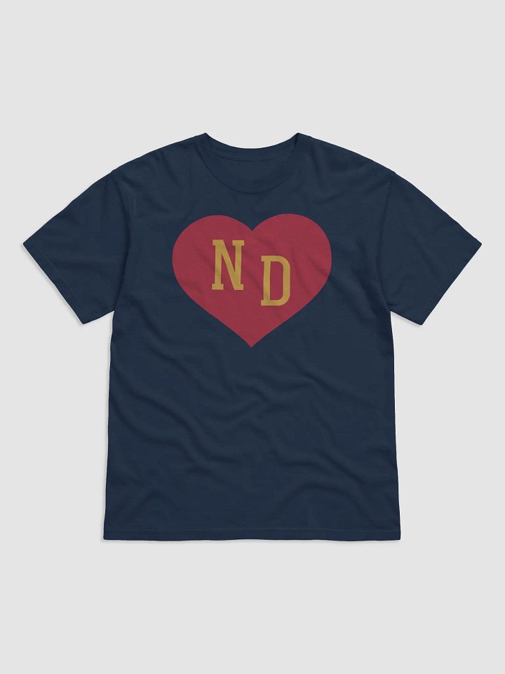 ND Heart Red Heavyweight Unisex Shirt product image (2)