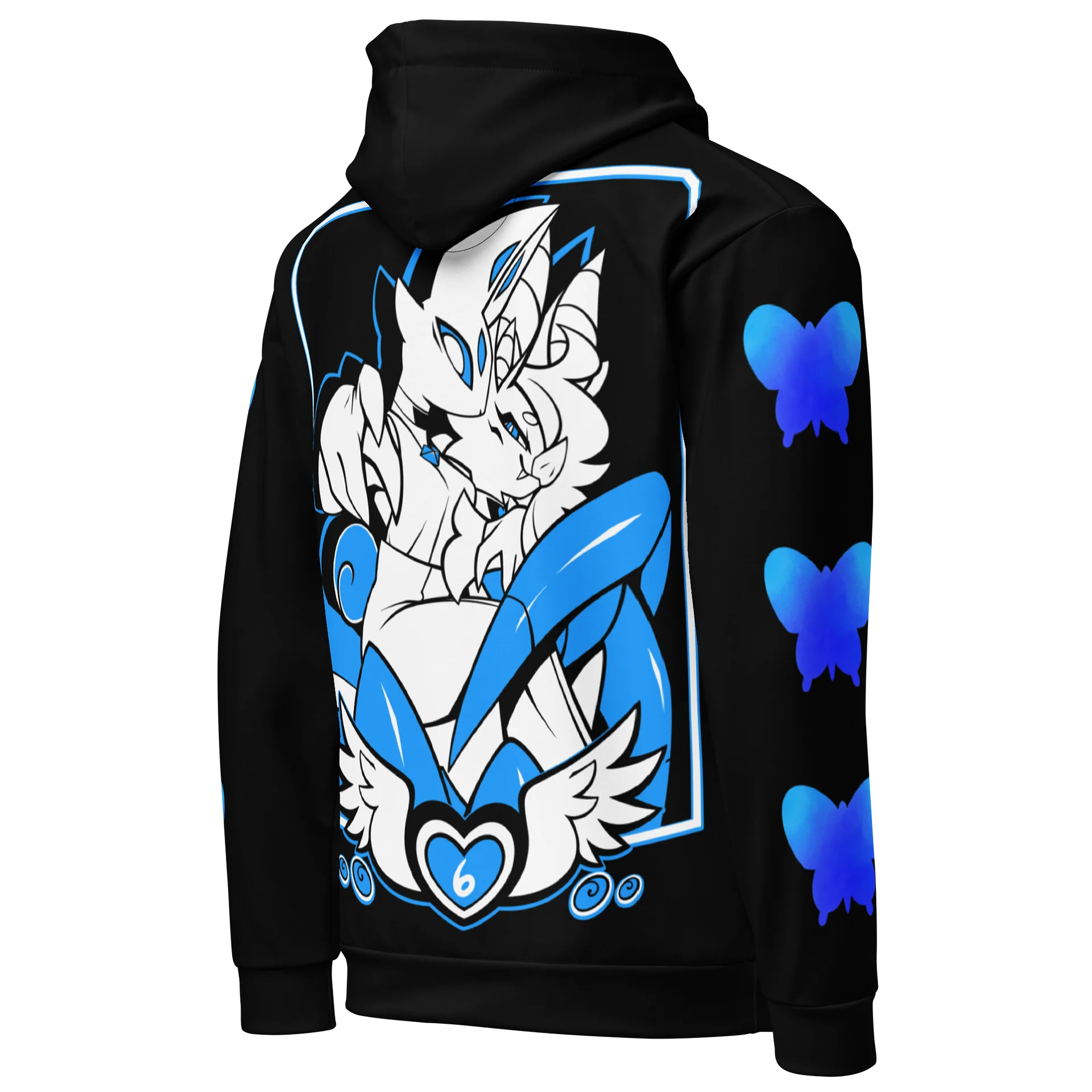 Butterfly Ocean Hoodie (Black Variant) product image (5)