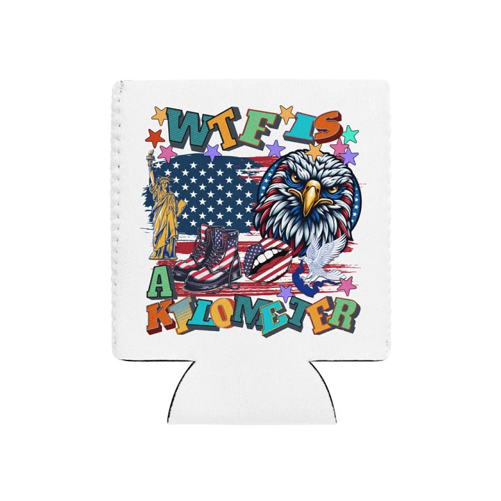 WTF Is A Kilometer American Eclectic Can Cooler product image (1)