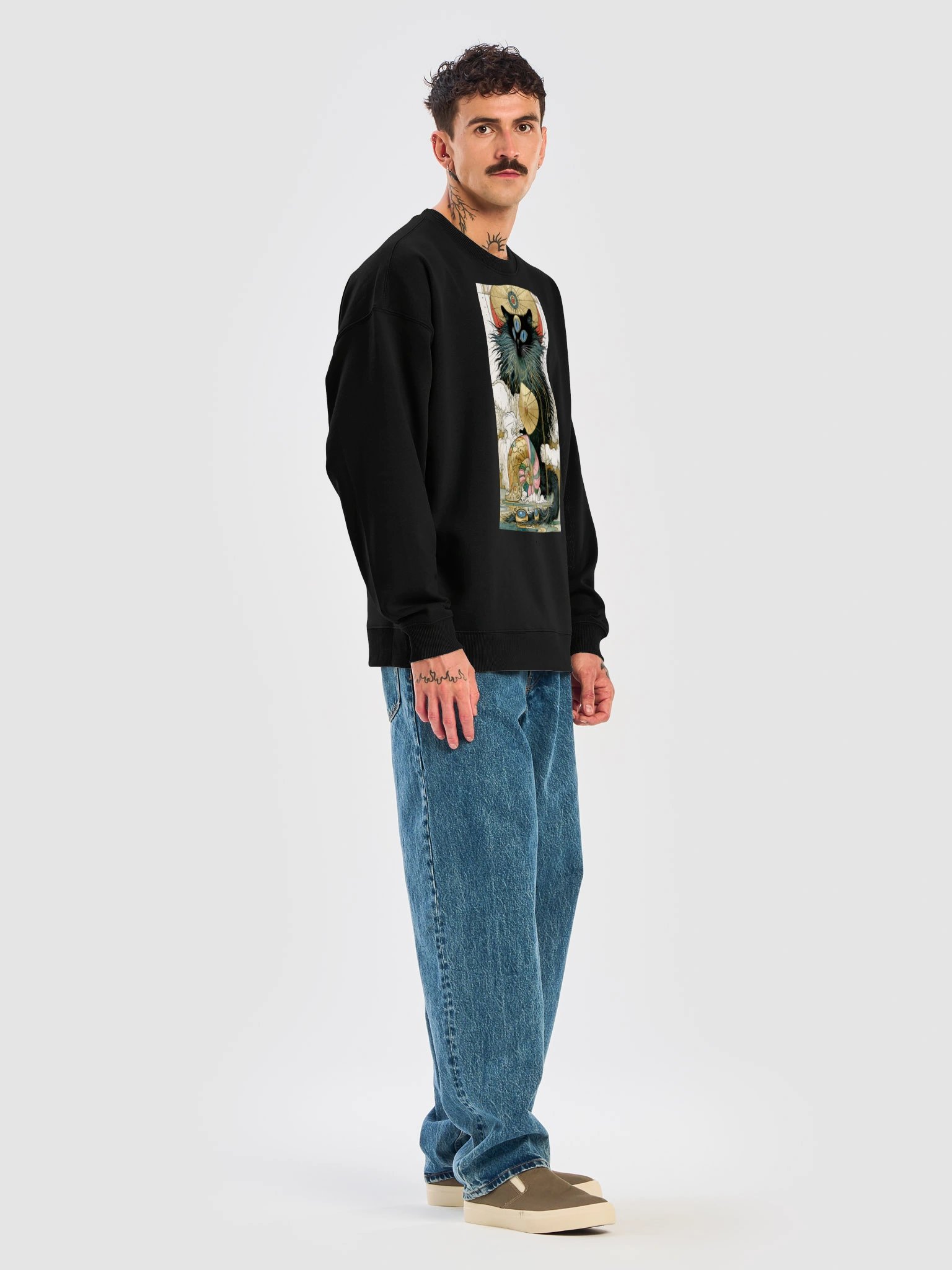 FLUFFY OUIJA - OVERSIZE SWEATSHIRT (U) product image (8)