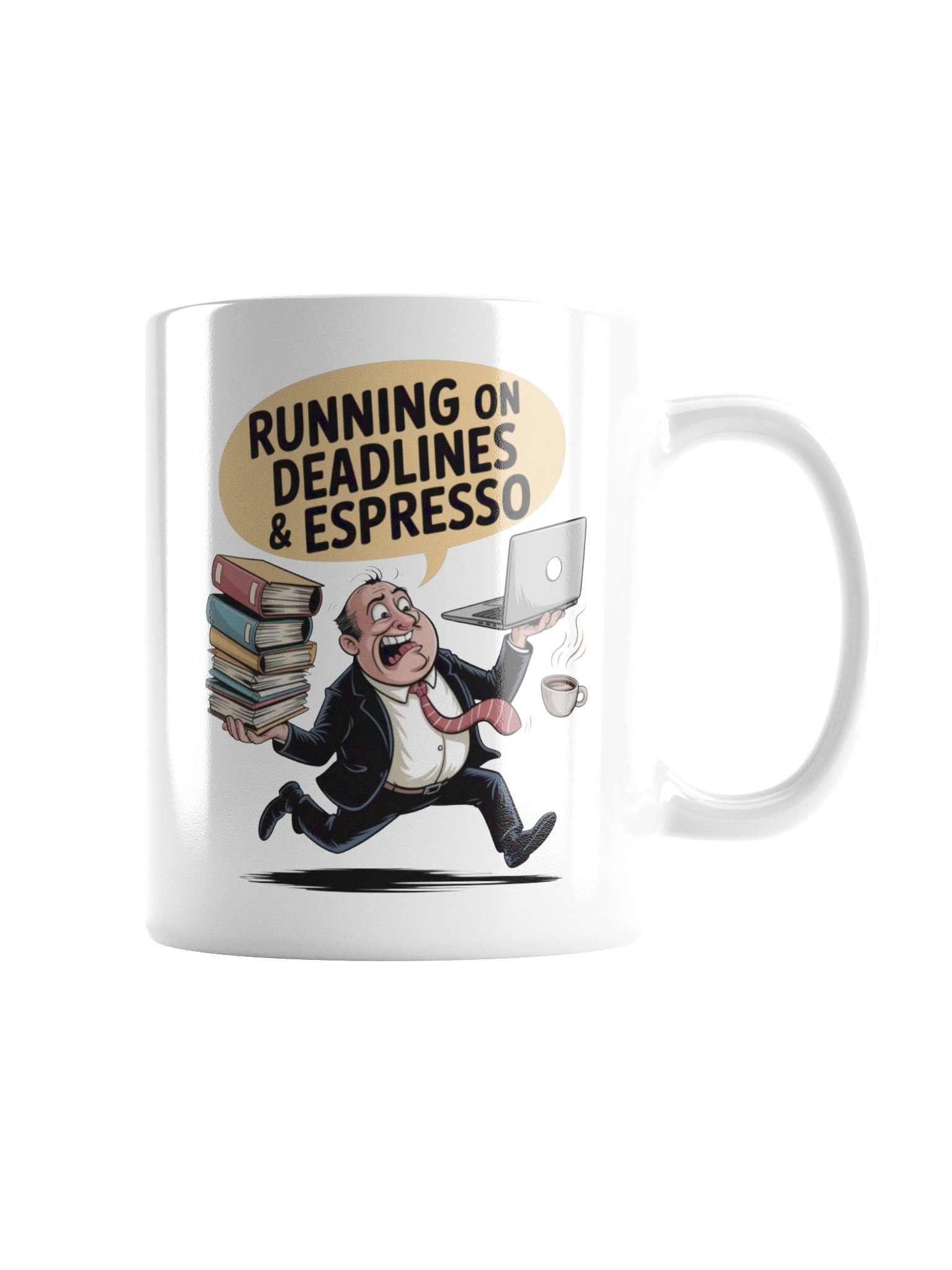 Running on Deadlines and Espresso Mug – Funny Boss Gift product image (7)