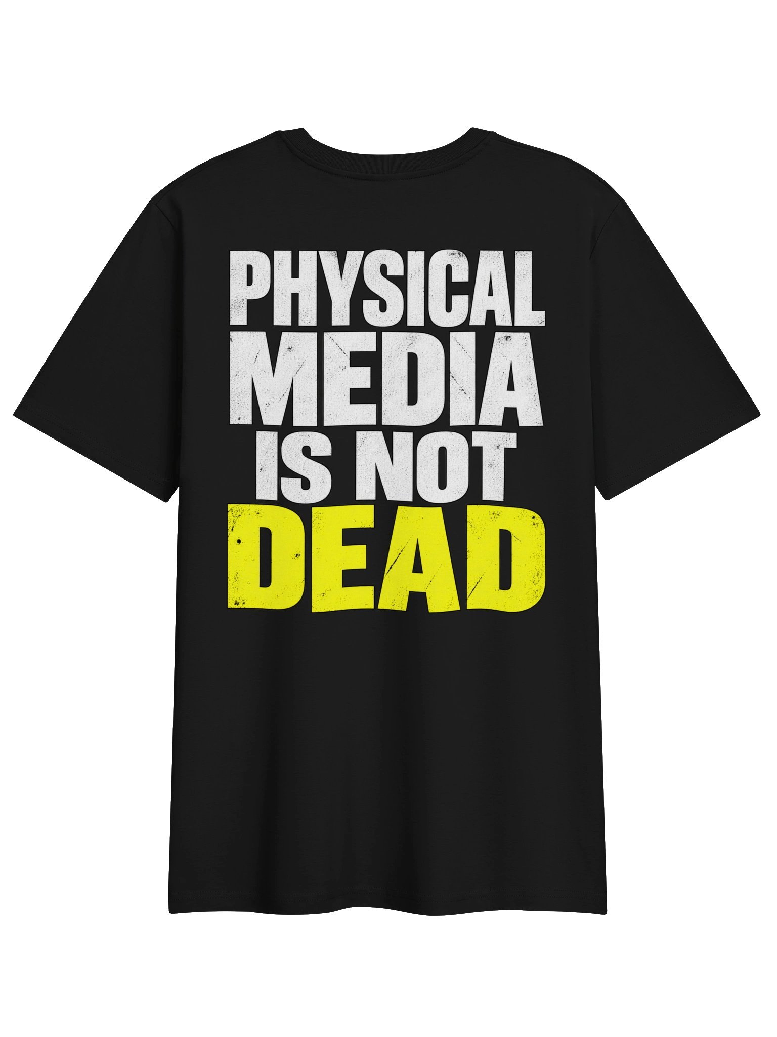 GNF Limited Edition BTTF Design: PHYSICAL MEDIA IS NOT DEAD TEE product image (2)